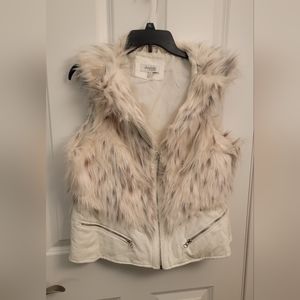 Charlotte Russe Faux Fur Vest Womens XL